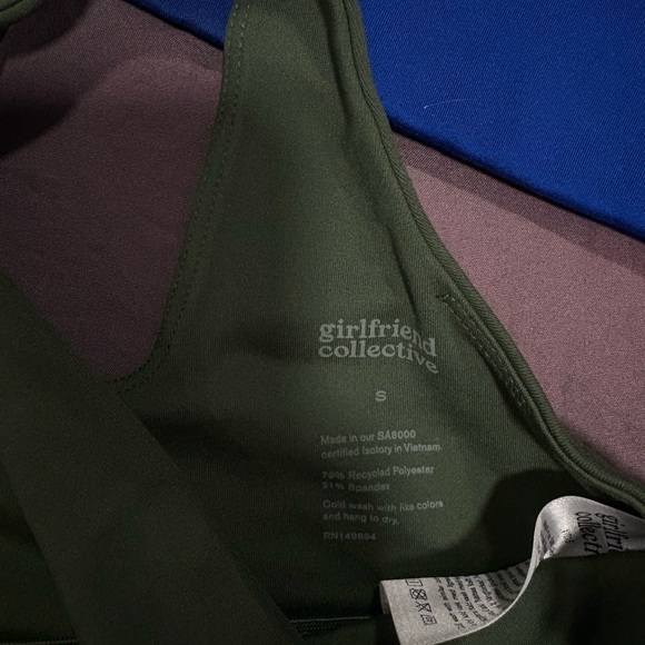 Girlfriend Collective Olive and Blue Bra Bundle - Picture 2 of 6
